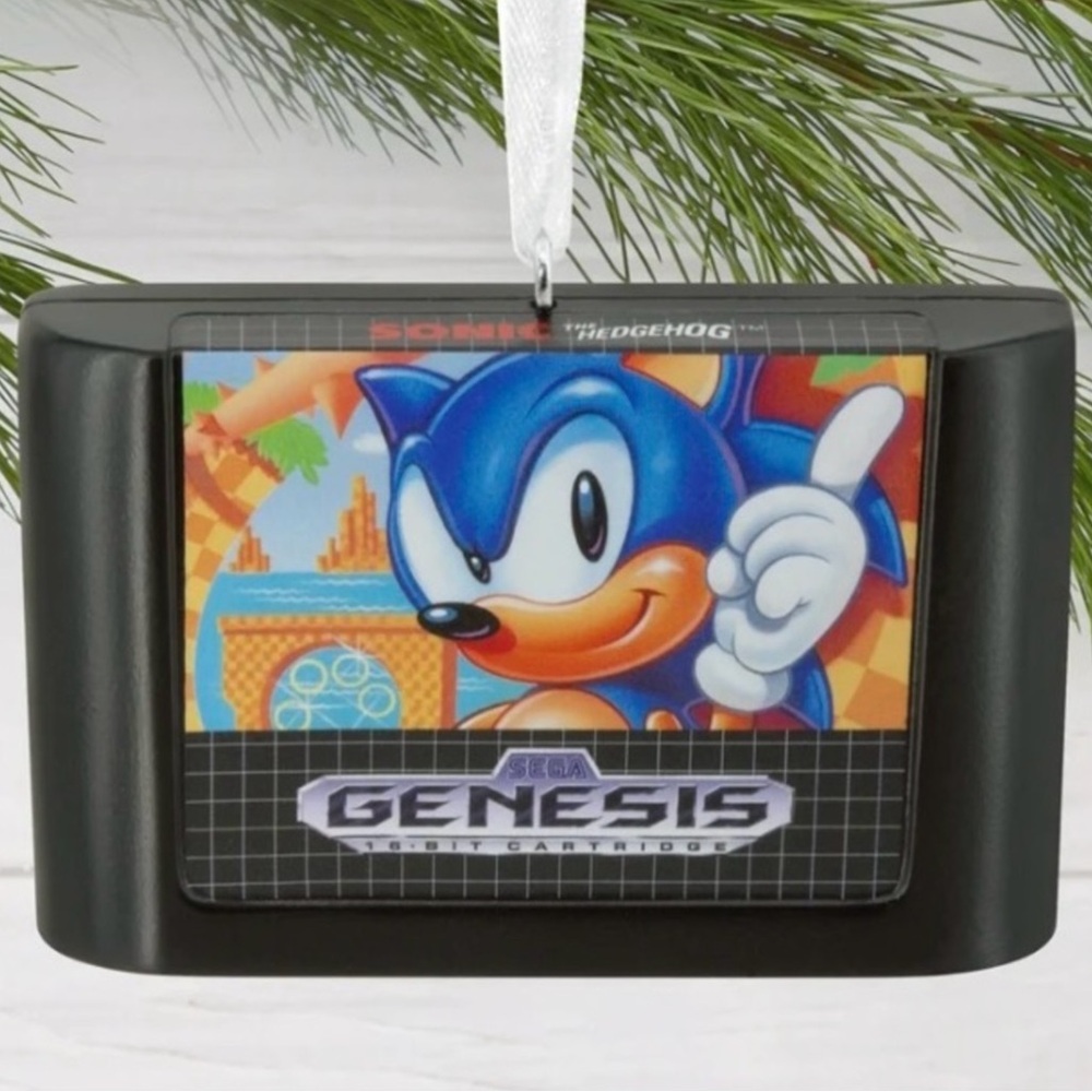 Hallmark Sonic the Hedgehog “Sonic Game Cartridge” Christmas Ornament (NWT) - Picture 6 of 13